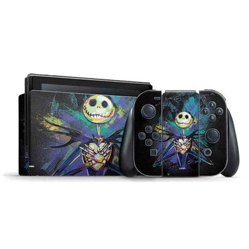 Disney The Nightmare Before Christmas Jack Skellington Art Nintendo Skins